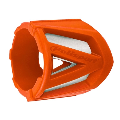 Polisport Orange Motorrad Zubehör, Universal-Auspuffabdeckung, Durchmesser 200 Mm-300 Mm, Farbe - Bild 4