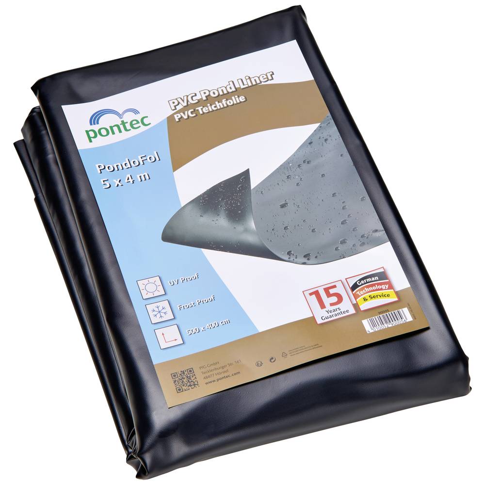 Pontec 90005 Bâche pour étang en PVC (L x l) 5 m x 4 m 1 pc(s)