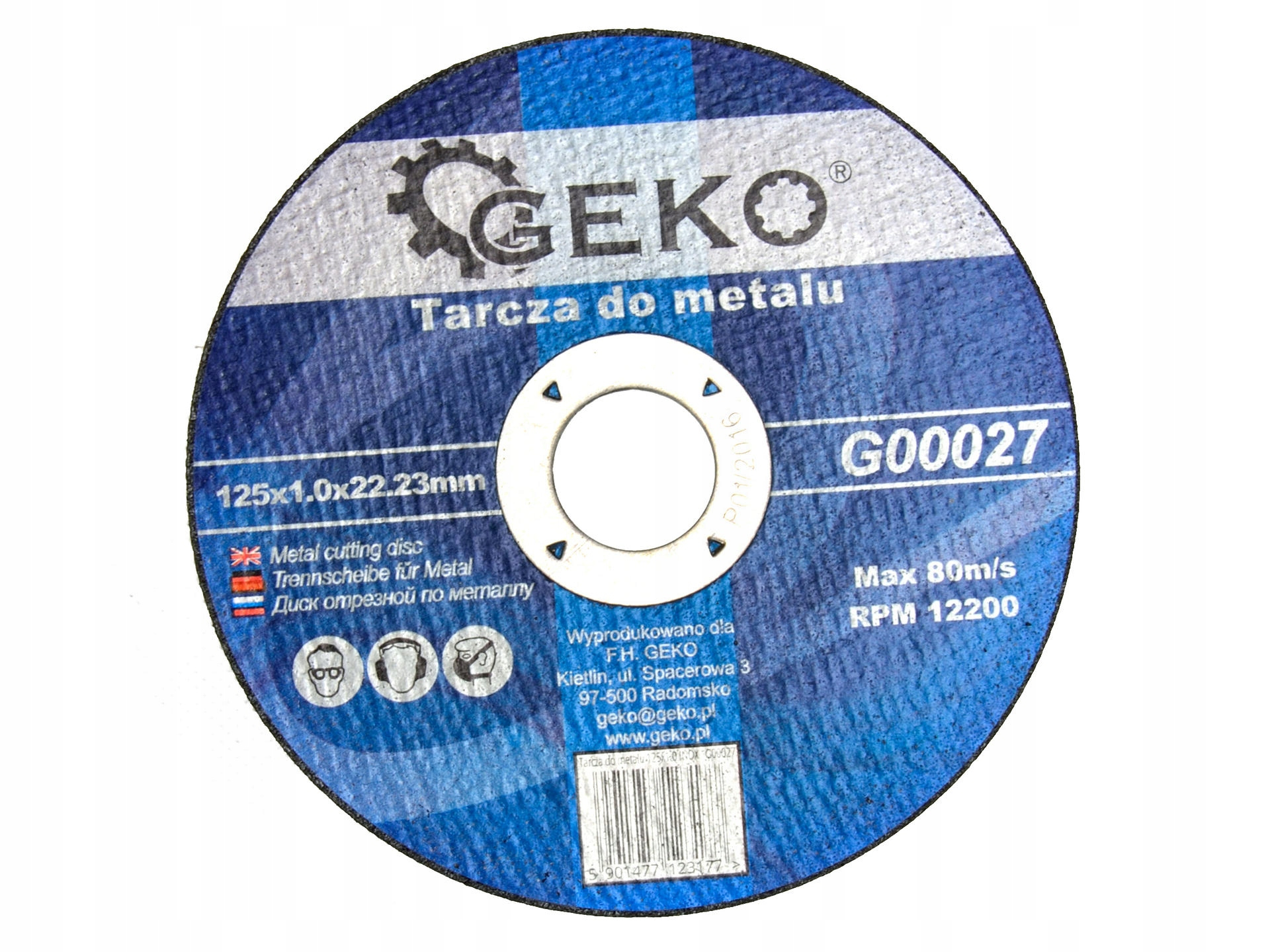 Import Trennscheibe Geko G00027 125 Mm 1 Mm Dicke
