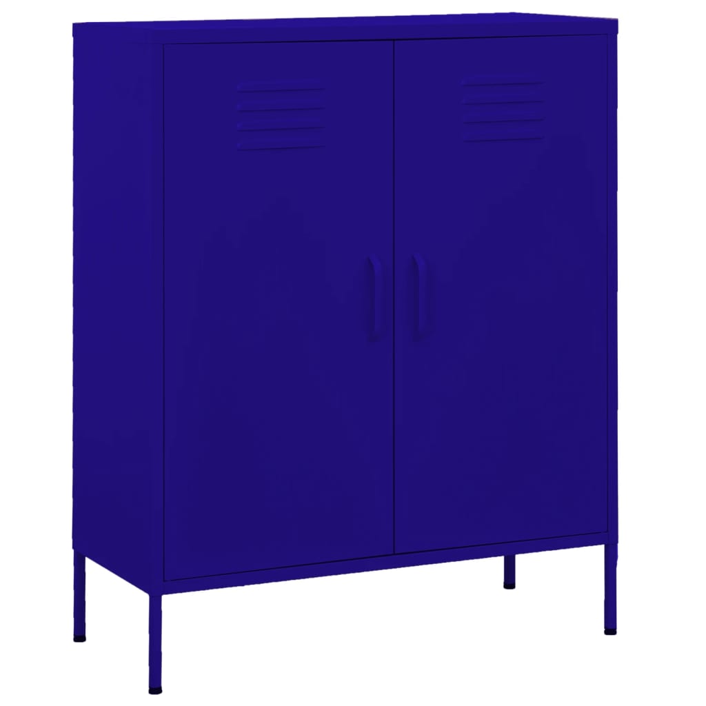 Lagerschrank Marineblau 80x35x101, 5 Cm Stahl Vidaxl 972086