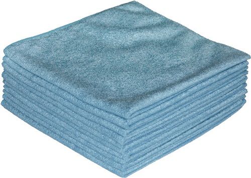 Nordvlies Blau Mikrofasertuch Economy L400xb400ca. Mm, Reinigungsutensil, - Image 5