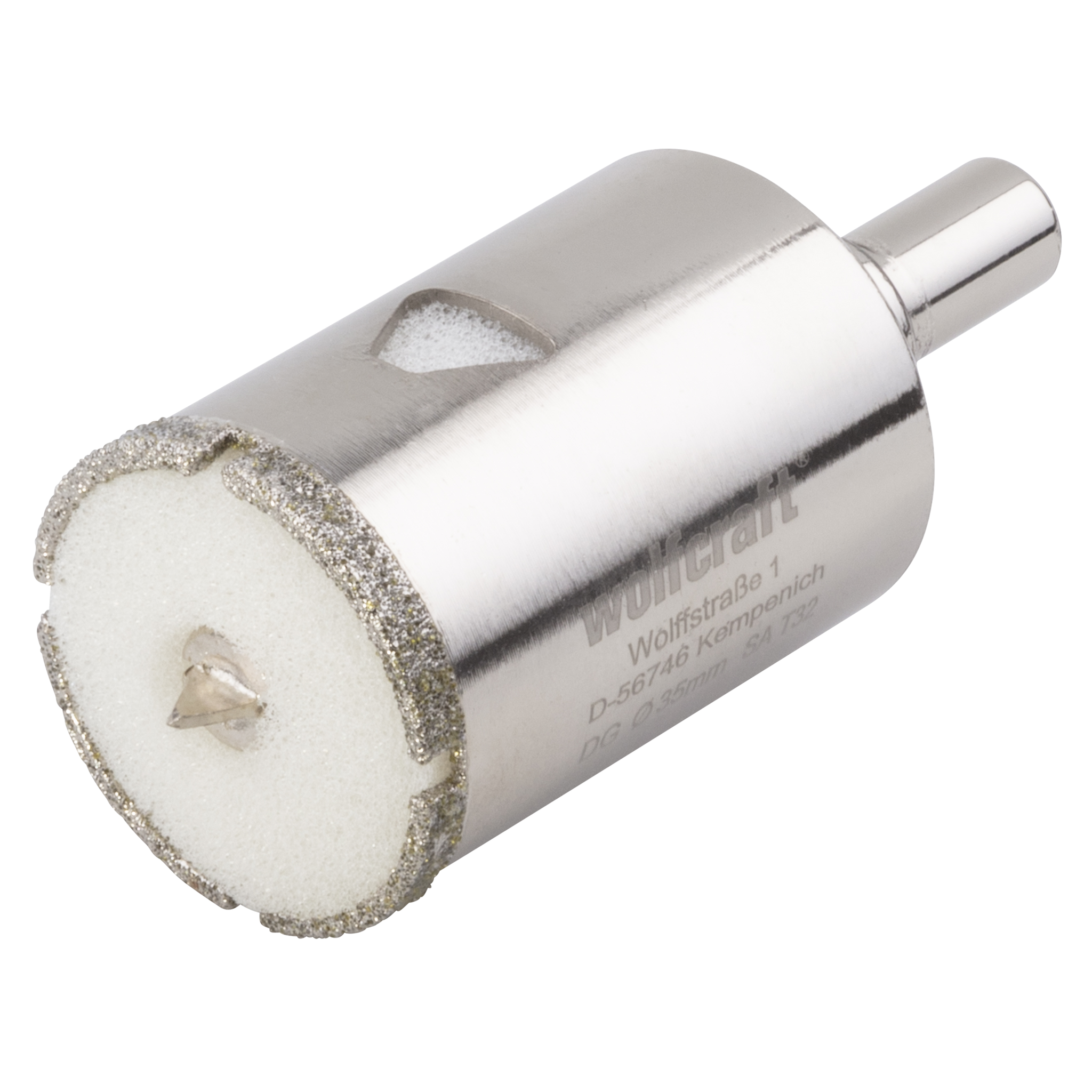 Trépan diamant pour carrelage - diamètre 35 mm - profondeur de coupe 45 mm. avec foret de centrage - réf. — photo de l’offre ManoMano