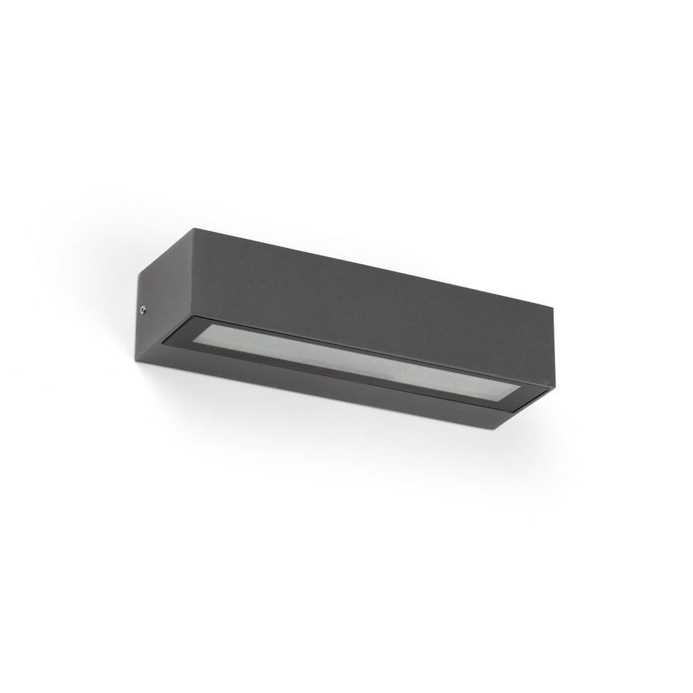 Faro Barcelona Grau Lako Led, Außenwandleuchte, - Colore: Grigio Scuro