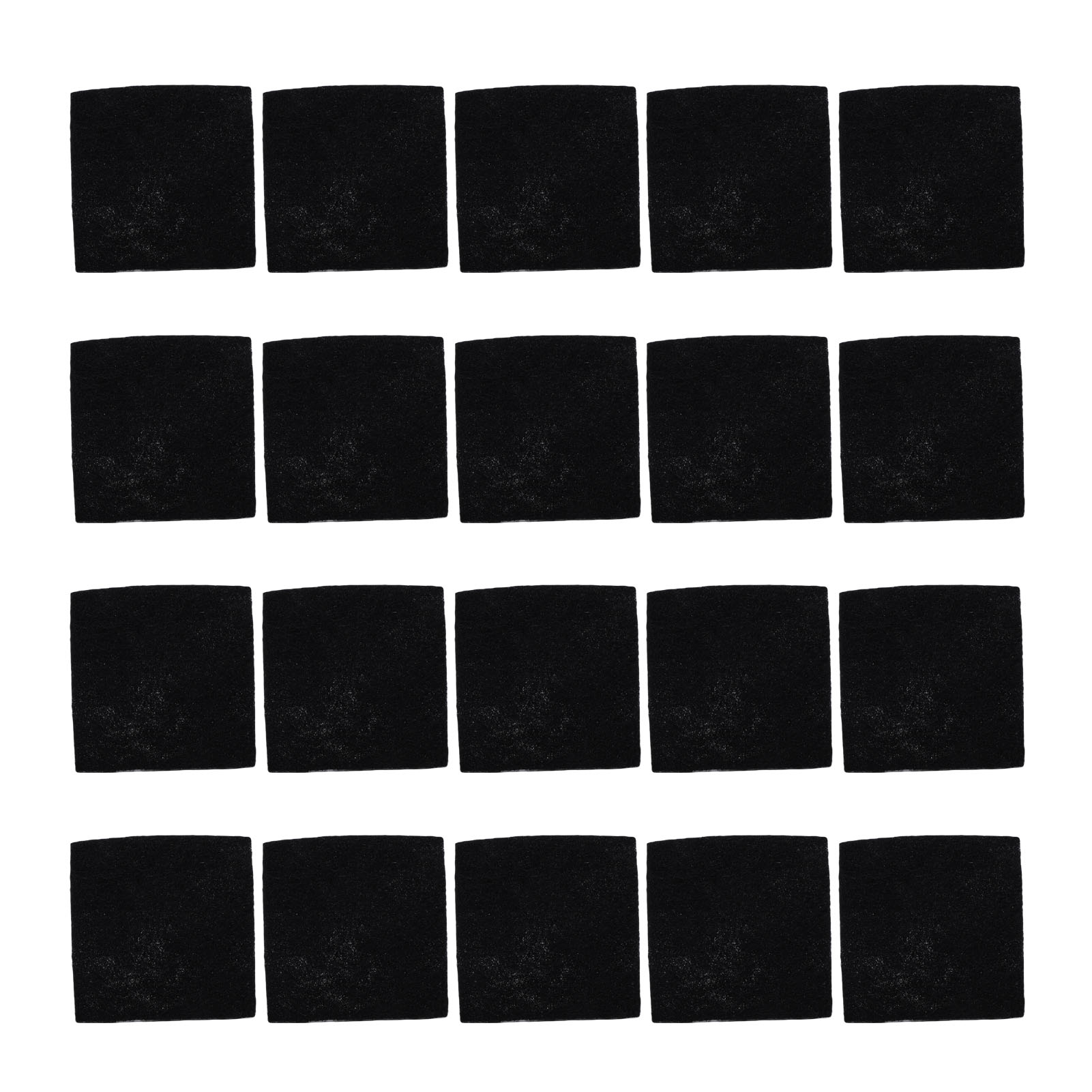 Recharges filtres à charbon actif pour poubelle Eko, 8 x 8 cm, lot de 20