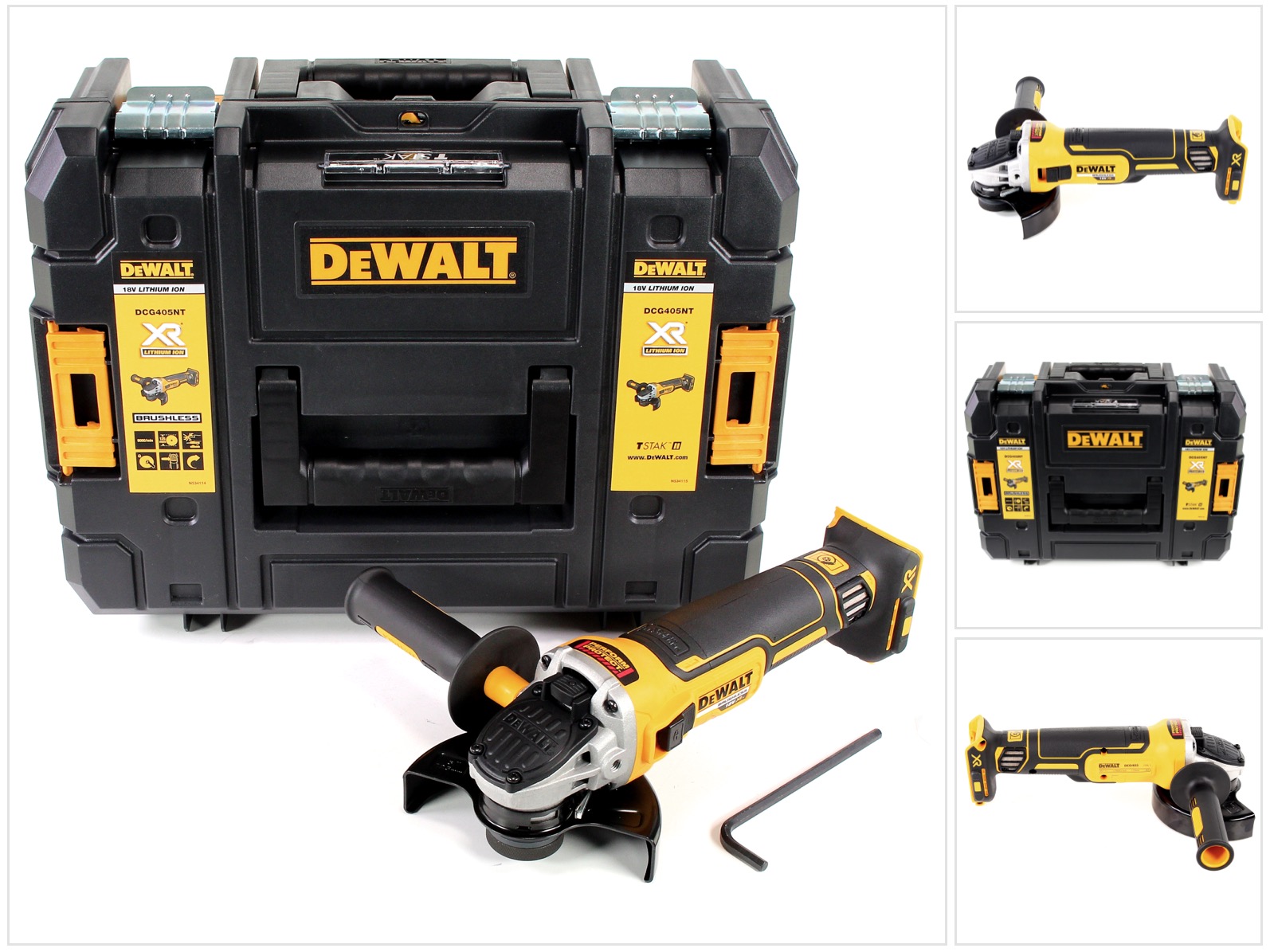 Dewalt Dcg405nt-Xj Akku-Winkelschleifer 18V 125Mm