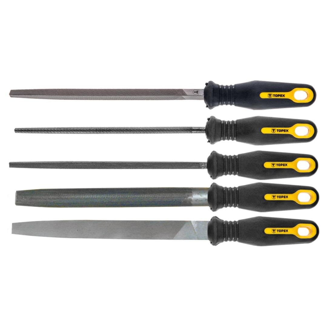 Topex Metallfeilen, 200 Mm/2, 5Er-Set