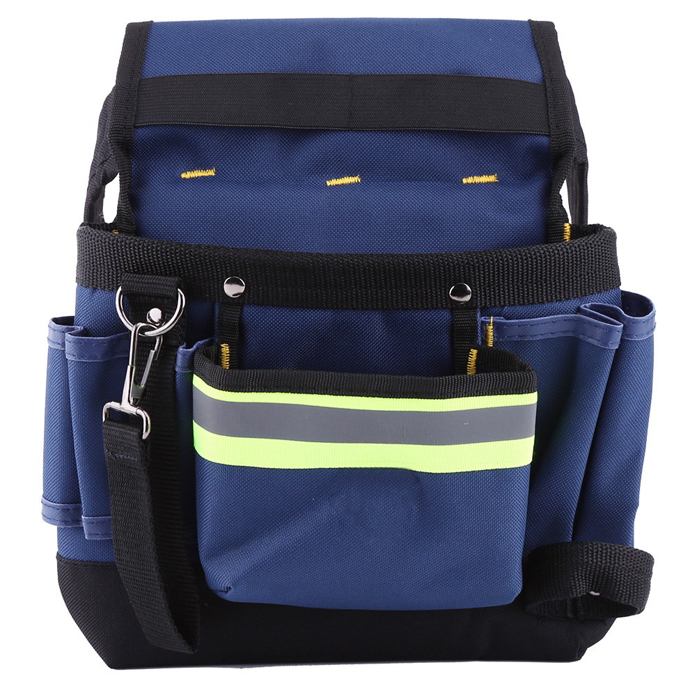Sacoche de ceinture pour électricien en tissu Oxford 600D, 30 x 19 x 10 cm, avec ceinture réglable