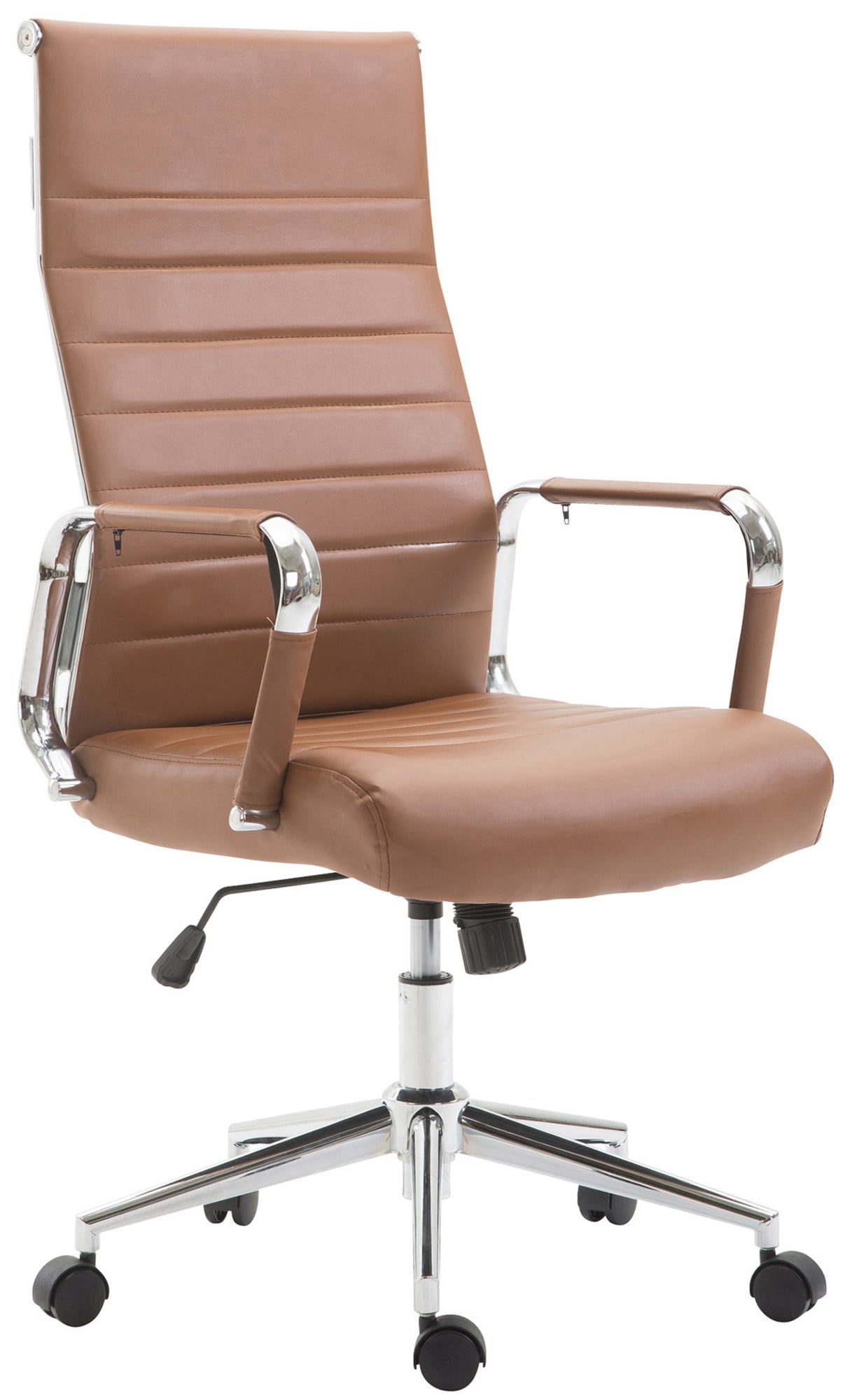 Clp - Chaise De Bureau Ergonomique Élégante Avec Des Roues De Type Différentes Couleurs Colore : Brun Clair