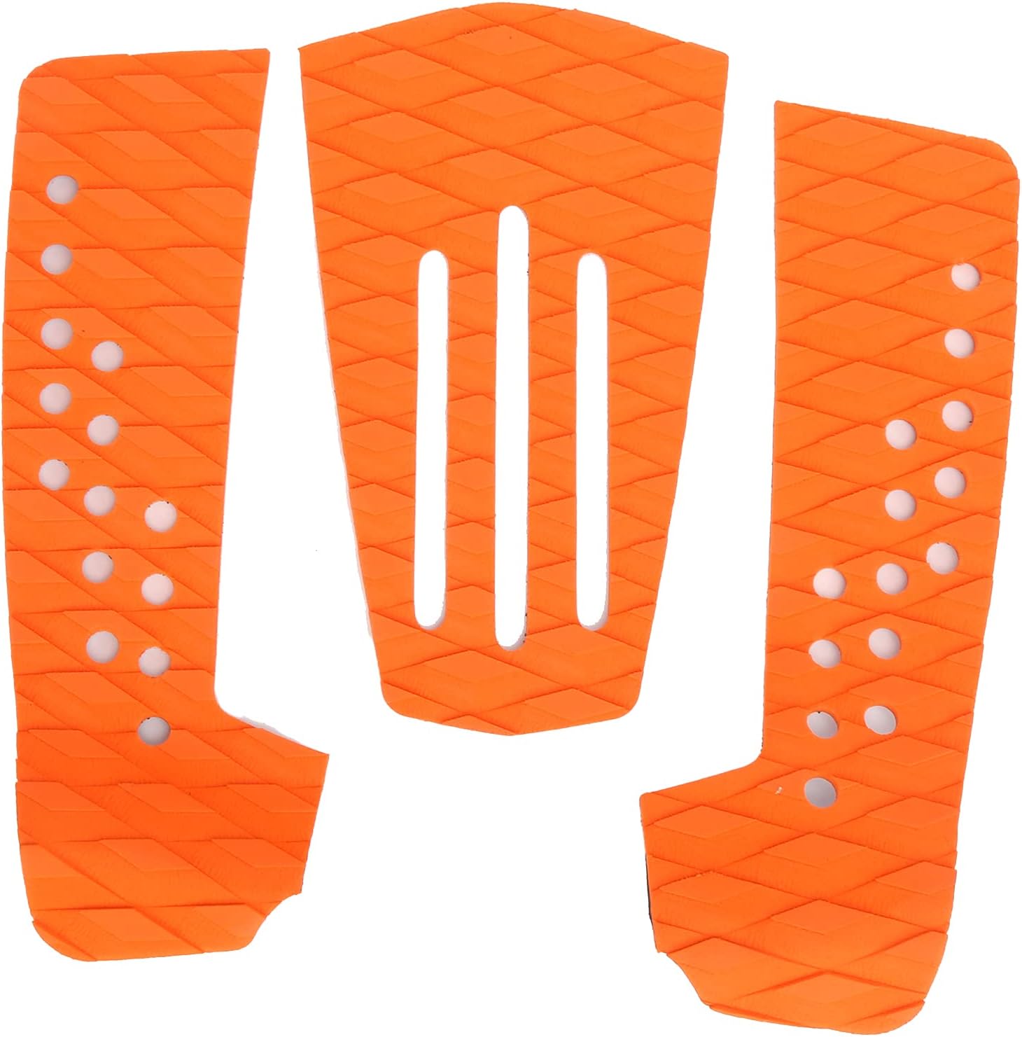 Tapis de traction EVA antidérapant et antichoc, lot de 3, orange