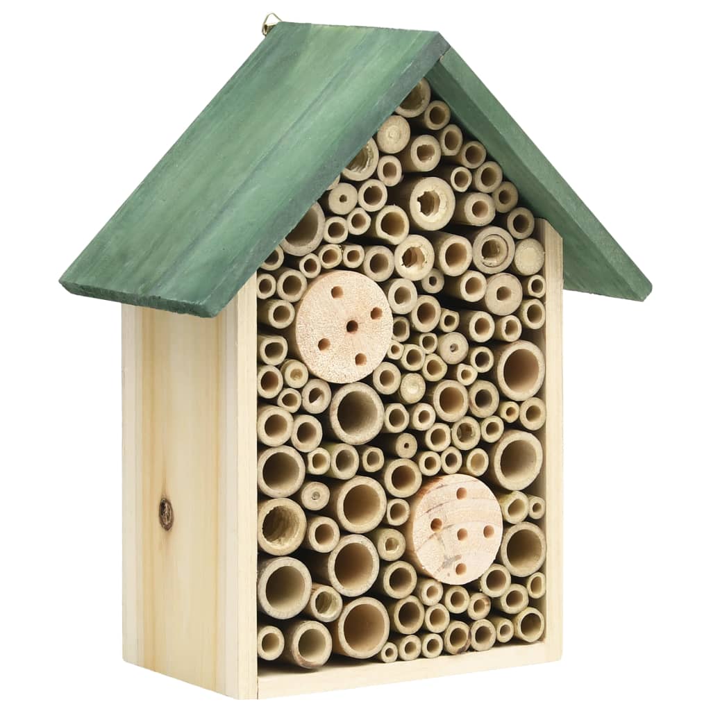 Vidaxl Insektenhotels 2 Stk. 23X14x29 Cm Massivholz Tanne