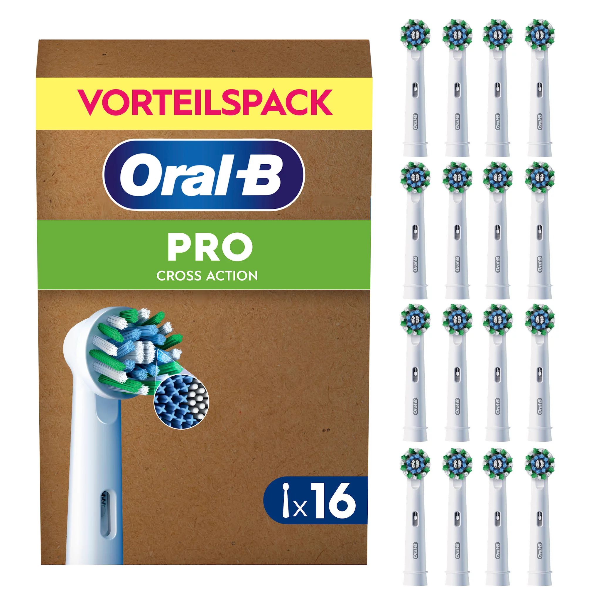 Oral-B Pro Crossaction 16Er Ffu Aufsteckbürsten - Bild 2