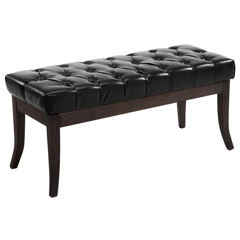 Clp Sitzbank Ramses Kunstleder Antik-dunkel Schwarz 100 Cm