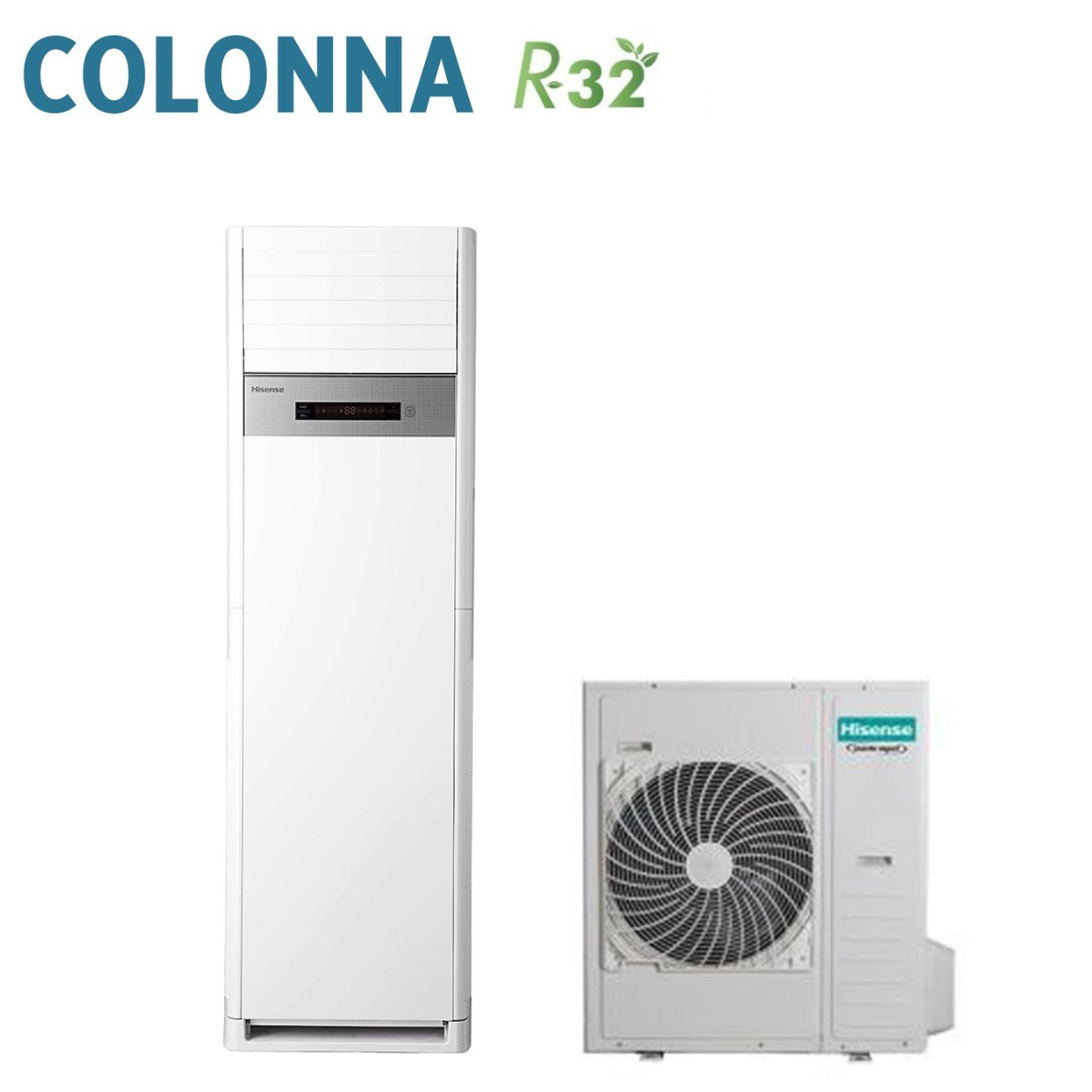 Hisense - Condizionatore A Colonna 48000 Btu Auf140ur4rmpa R-32 Trifase