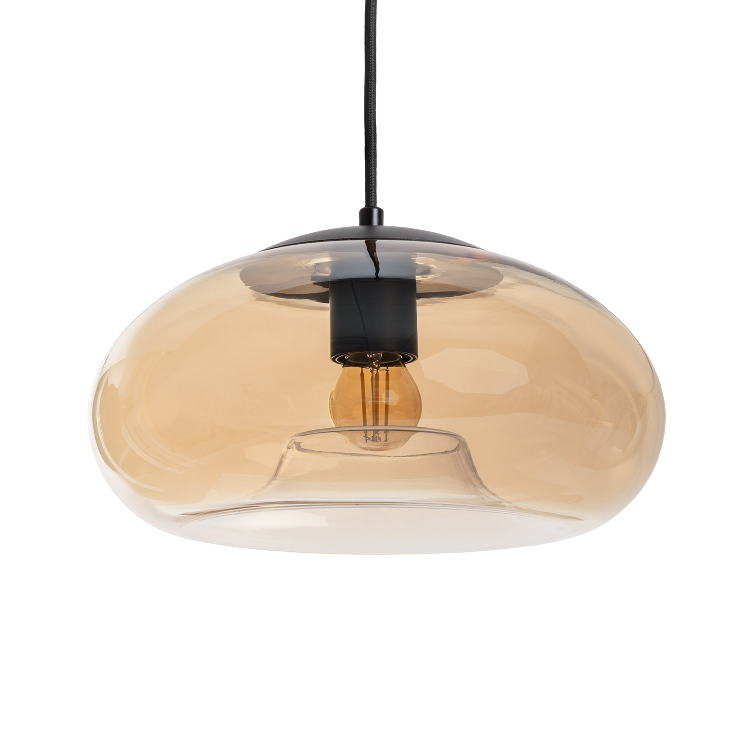 Efectoled - Suspension Verre Amina Ambre