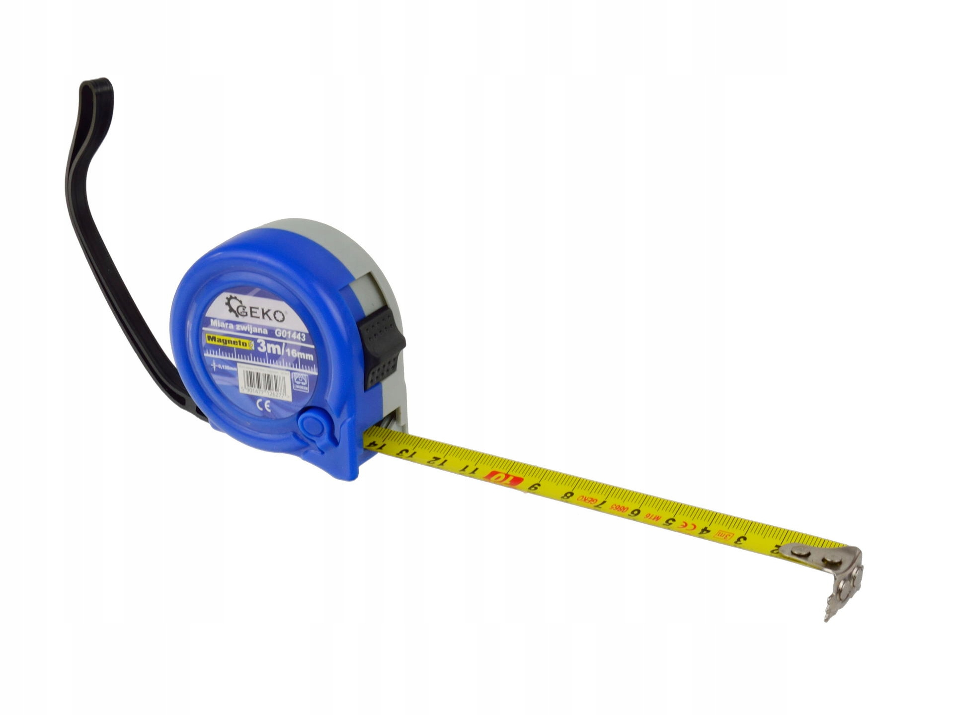 Import Maßband Geko G01443 Magnetischer Haken 3 M