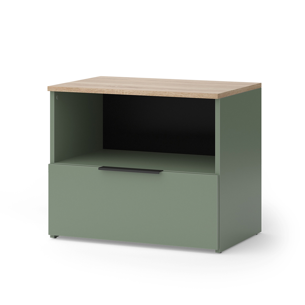 Commode Wido, Vert, 60x50cm Avec Rabat, Vicco