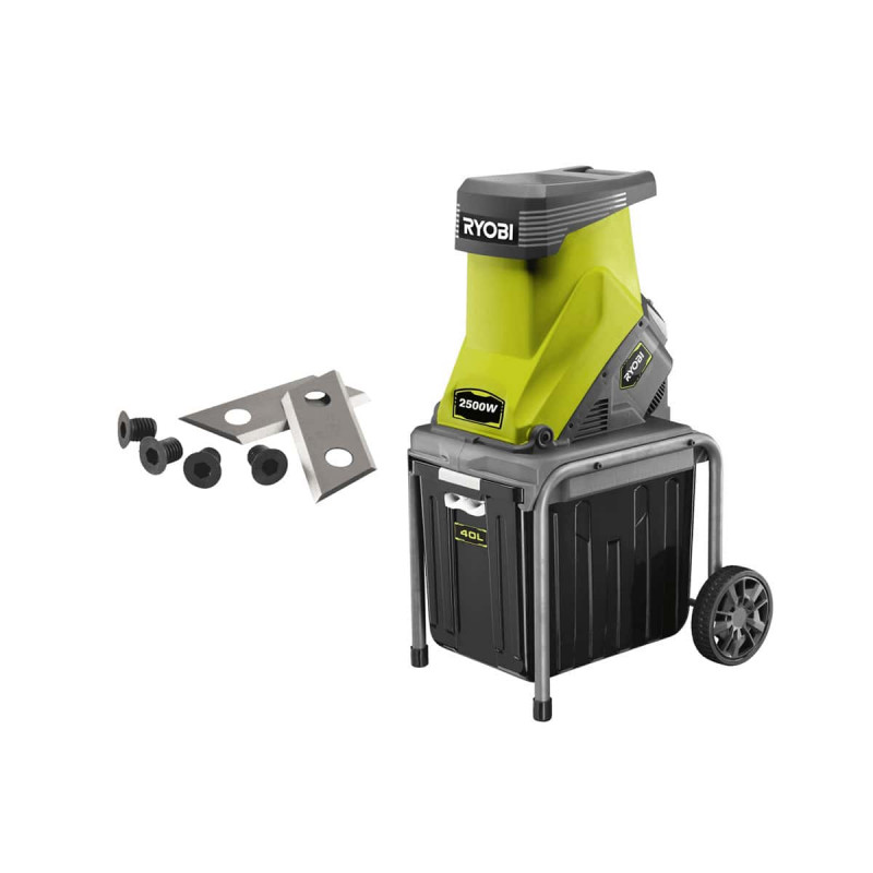 Confezione Ryobi Plant Shredder 2500w Rsh2545b - Set Di 2 Lame Per Tri Ryobi