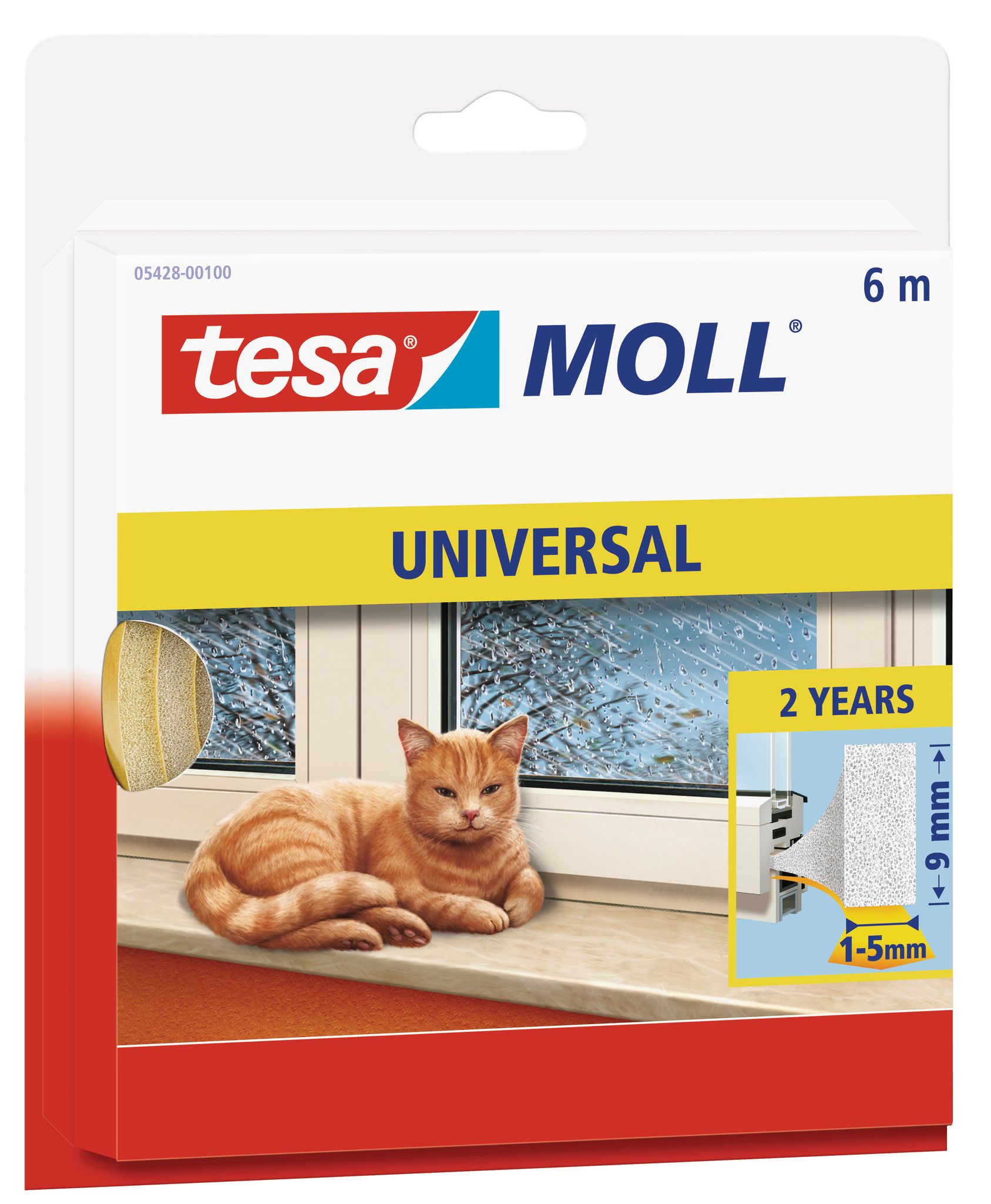 Tesa 10 Stk. Fenster-/Türmoll Moll® 5428 B9mmxh6mmxl6m 05428-00100-00 - Image 8