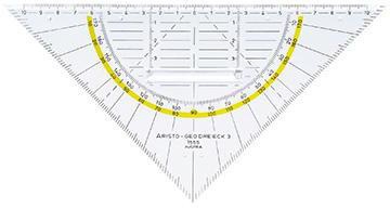 Aristo Transparent/Gelb Lineal, Geodreieck (22.50 Cm, Kunststoff) - Image 7