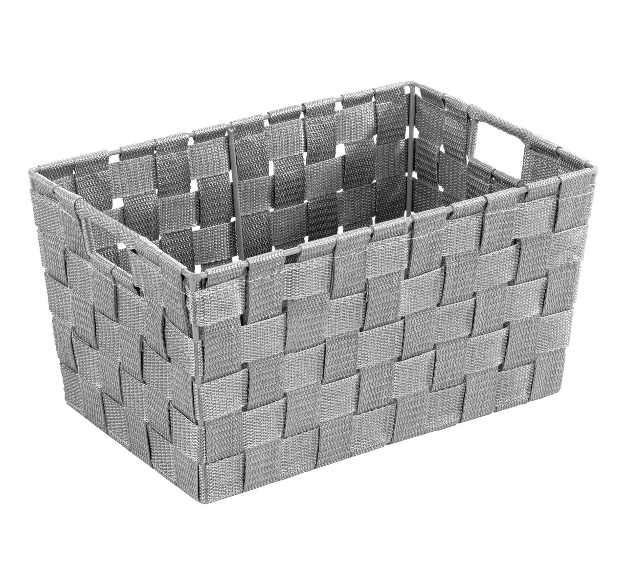 Aufbewahrungskorb Adria S Grau, Grau, Polypropylen Grau, Lackiertes Metall - Grau - Wenko