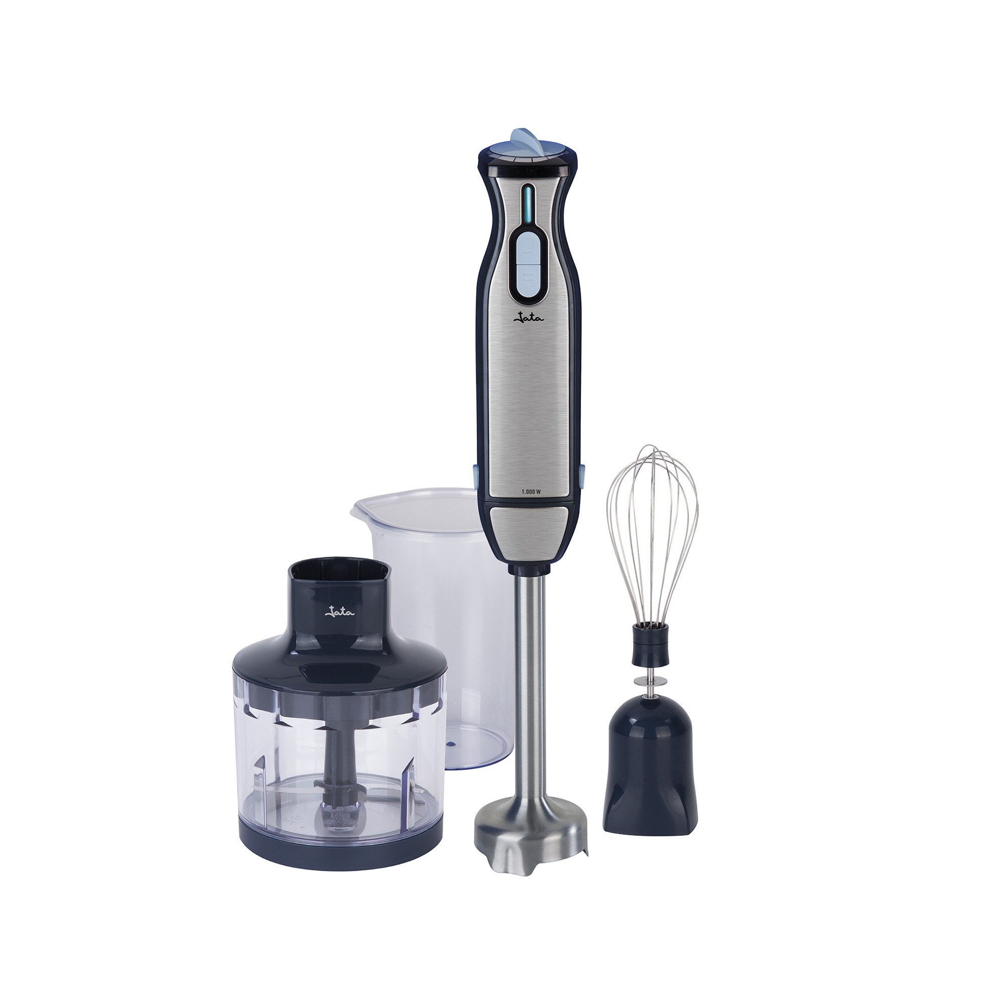Jata Jebt5026 Stabmixer 1000 W, Edelstahl, Mit Zubehör - Bild 2