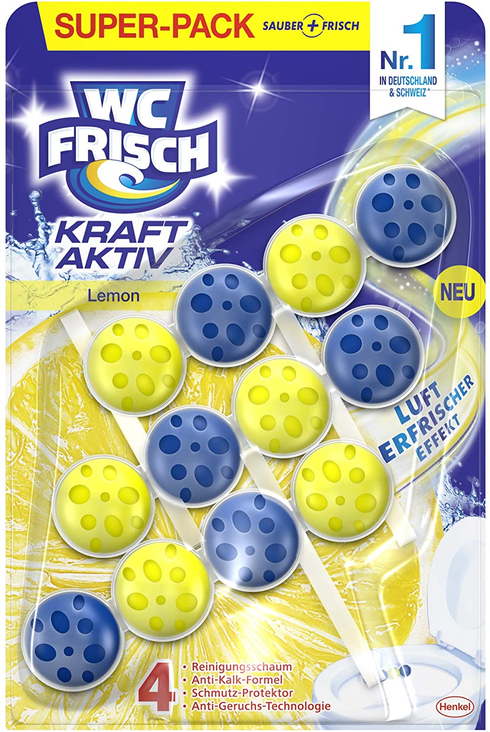 Wc Frisch Power-Aktiv Duftspüler Zitrone - Image 4