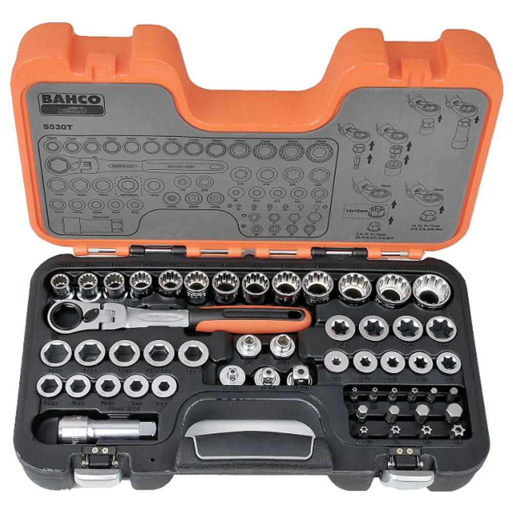 Bahco S530T Steckschlüsselsatz 53-teilig - Image 3