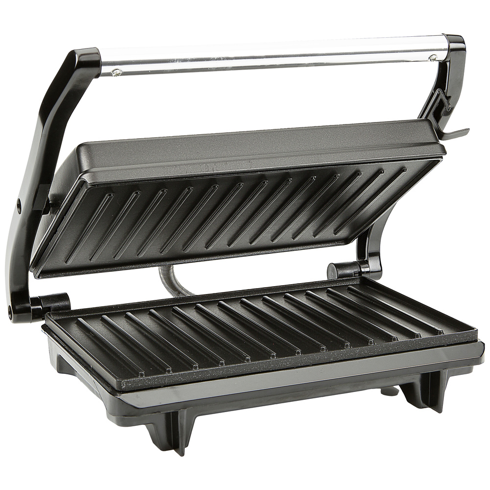 Tristar GR-2650 Kontaktgrill, Schwarz, Edelstahl, Rechteckig, Rost, 225 x 140 mm, Scharnier, Verschlussdeckel, Leistung - Bild 4