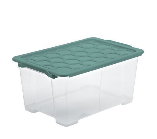 Rotho Grün Aufbewahrungsbox Evo Safe Inkl. Deckel 44 L Mistletoe Boxen