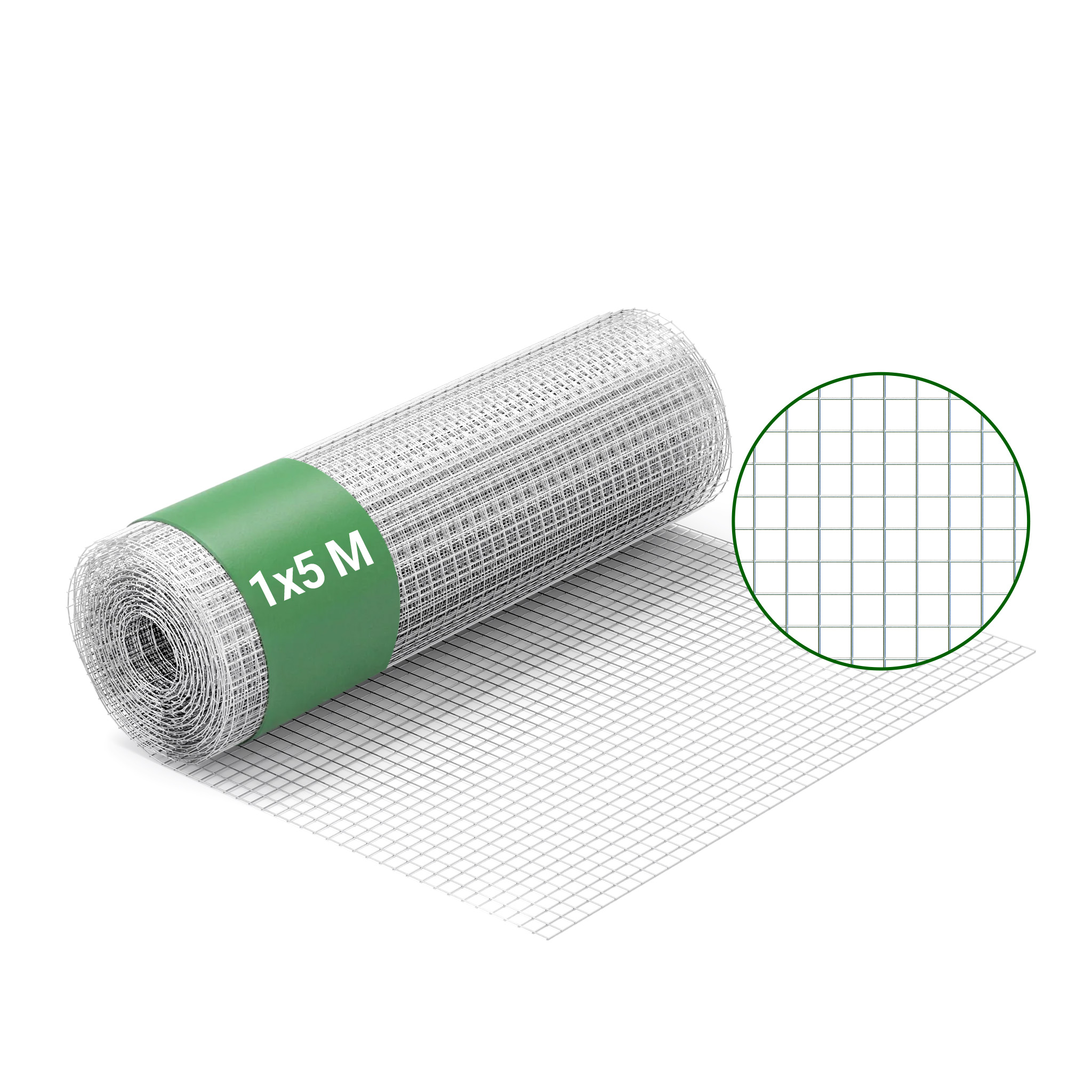 Wiltec Rete Da Voliera 4 Angoli Maglie 12x12mm Rotolo Da 5m Alto 10...