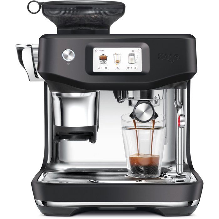 Joom Marketlink Europe Schwarz Sage Barista Touch Impress Espresso Machine 1430W Black - Bild 4