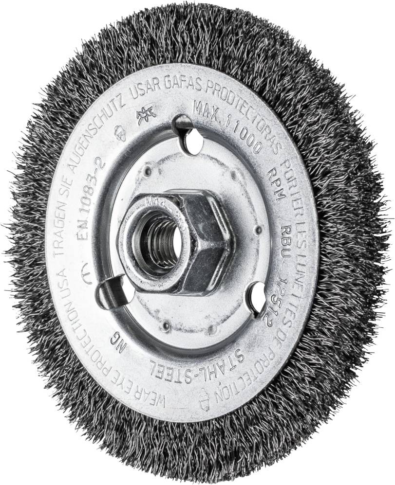 Photo de PFERD Brosse ronde 43502301 · Ø 125 × 12 mm · M14 · fil acier 0,30 mm