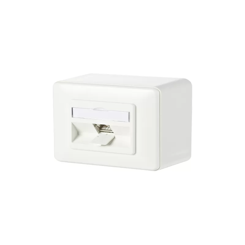 Metz Connect Weiß C6amodul 1 Port 180°M Ap Rein 130B11d10002-E