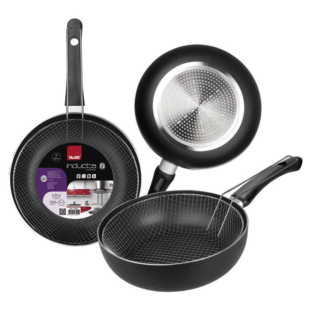 Ibili Versilbert Inducta 26 Cm Fritteuse Aluminium Silber