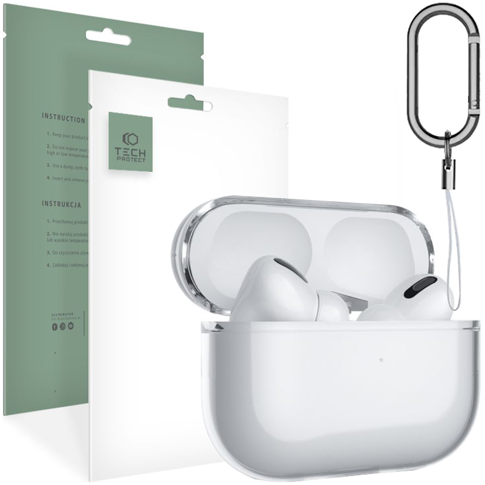 Oem Tech-Protect Flexair Apple Airpods Pro 1/2 Transparent 9490713927892