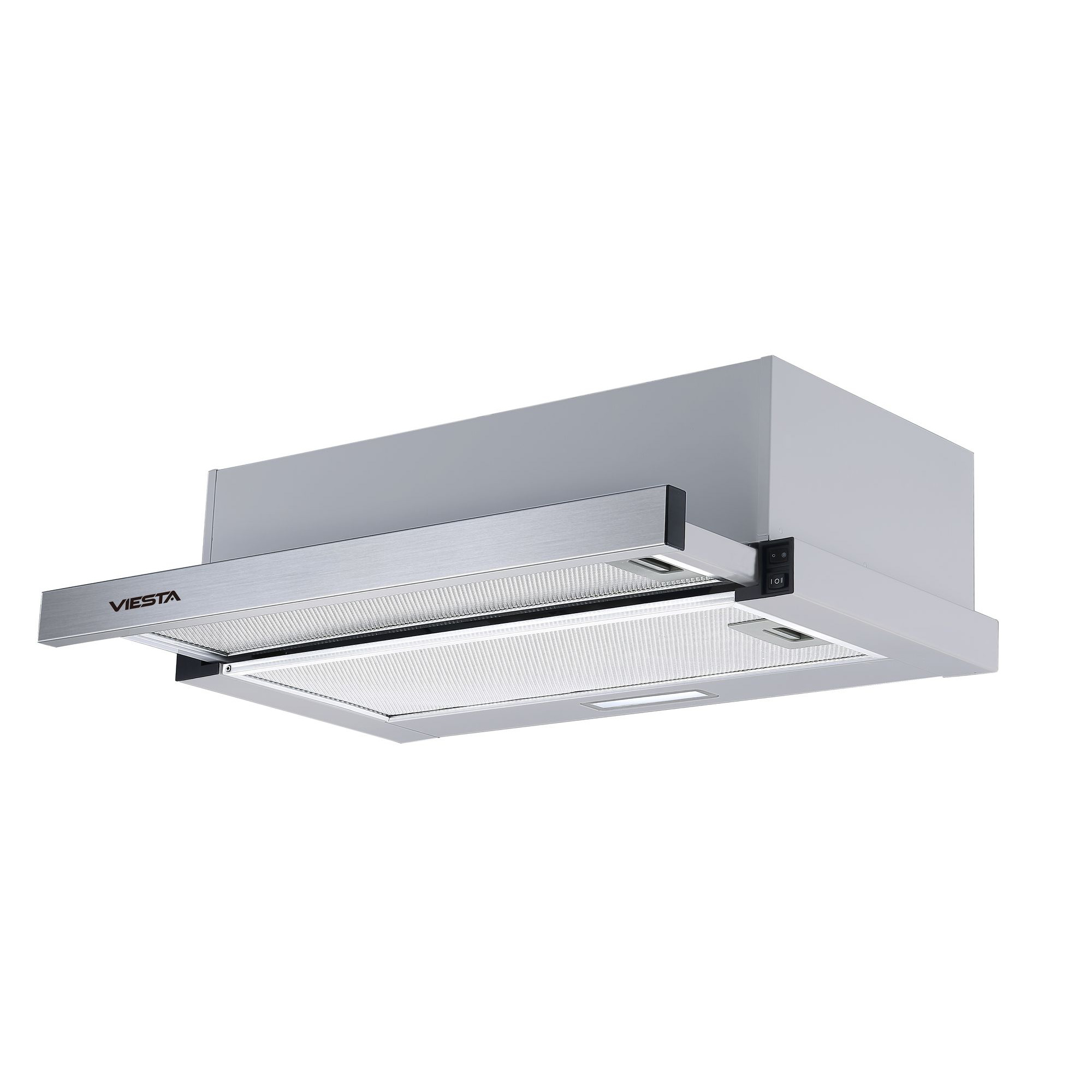 VIESTA VDE6065SR 60cm Dunstabzugshaube - Silber - Bild 3