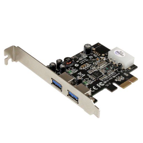 Startech .Com 2 Port Usb 3.0 Pci Express Schnittstellenkarte Mit Uasp Und 4 Pin Lp4 Molex