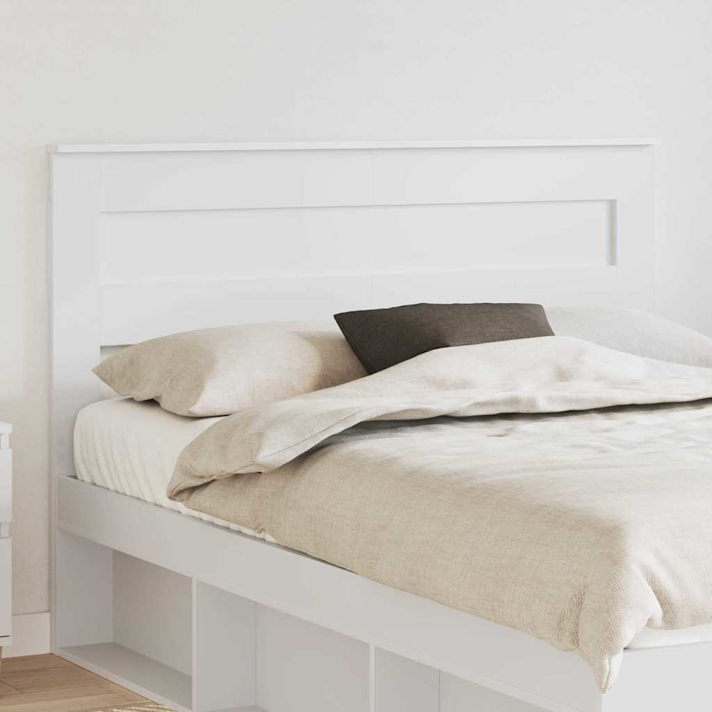 Vidaxl – Tête De Lit Moderne En Bois D'Ingénierie Blanc – Design Épuré