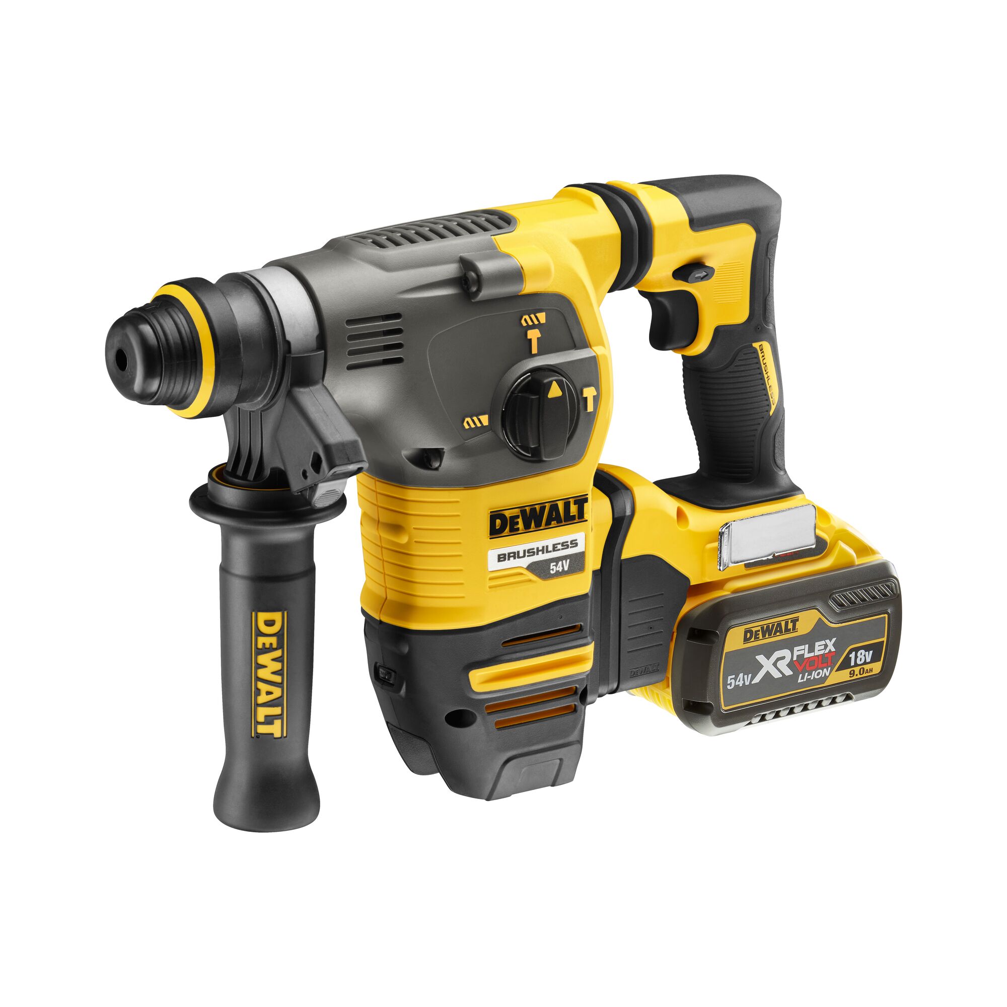 DeWALT DCH333X2 Akku Kombihammer Bohrhammer SDS-Plus FlexVolt 54V 9Ah Koffer - Bild 6