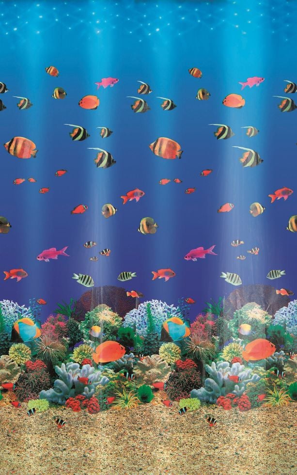 Kleine Wolke - Duschvorhang Malediven Multicolor, 180x200 Cm Duschvorhänge