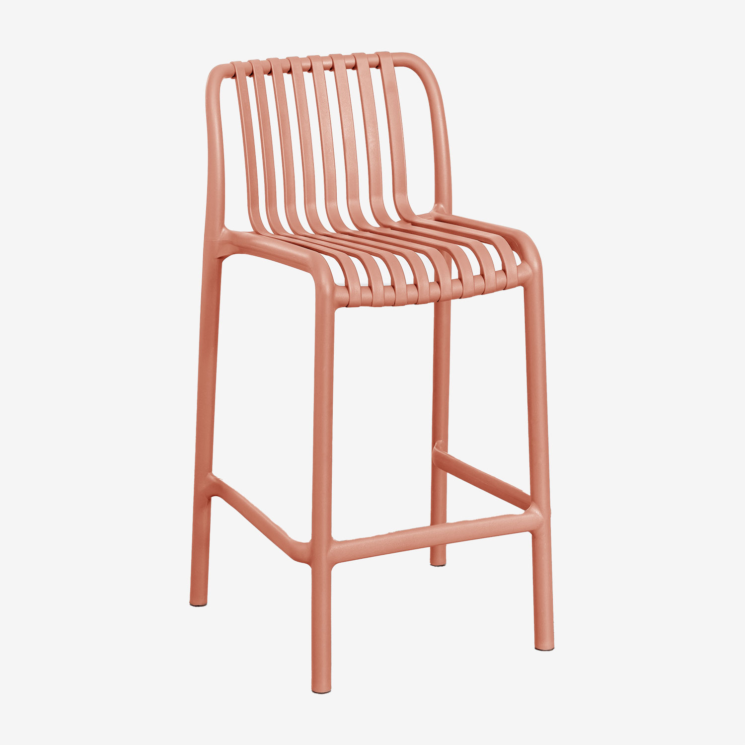 Pack De 2 Tabourets De Jardin Hauts Empilables En Polypropylène Wendell