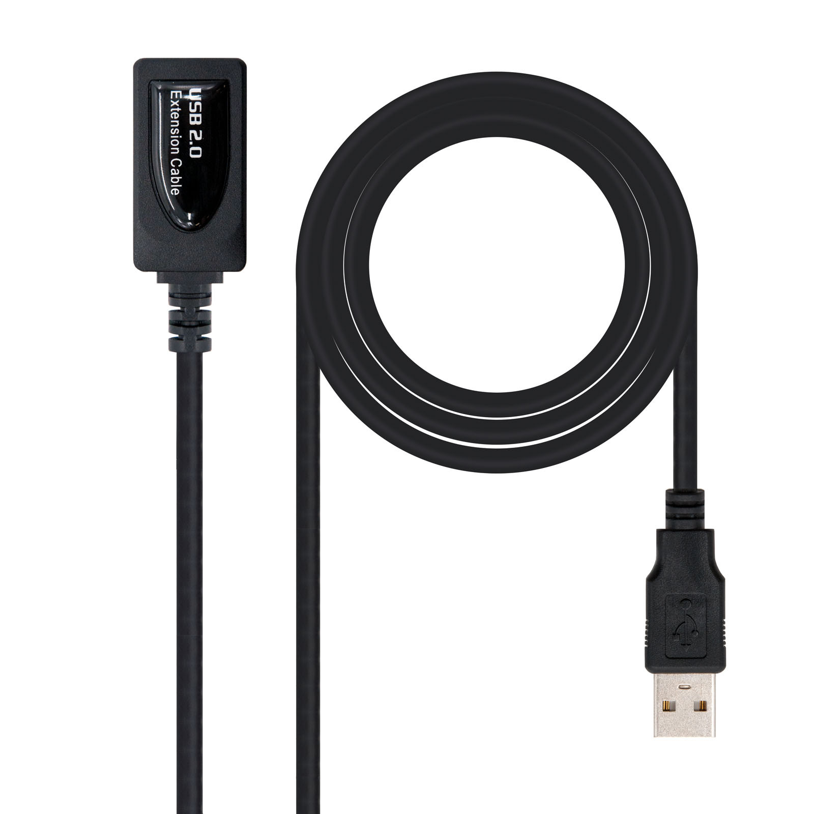 Nano Cable Schwarz 5M Aktives Usb 2.0-Verlängerungskabel 5M