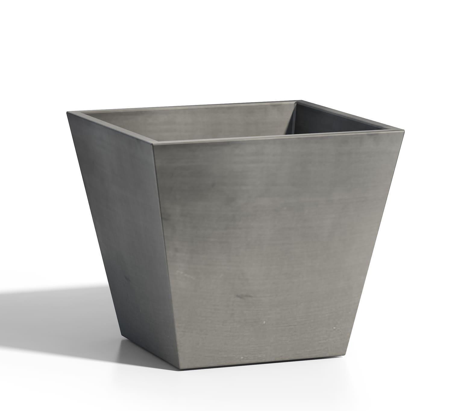 Ecopots Pflanztopf Rotterdam 50 x 50 x 44 cm grau - Bild 2