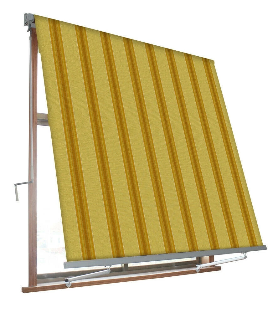 Verdelook Milos Fallarmtuch Mit Ausziehbaren Armen Beige/Ocra 3X2,45 M 8004944821372