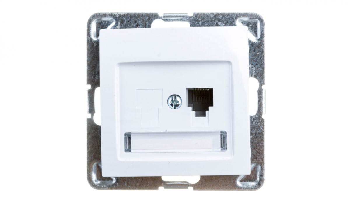 Oem Weiß Impresja Einzeltelefonbuchse Rj11 Gpt-1Y/M/00