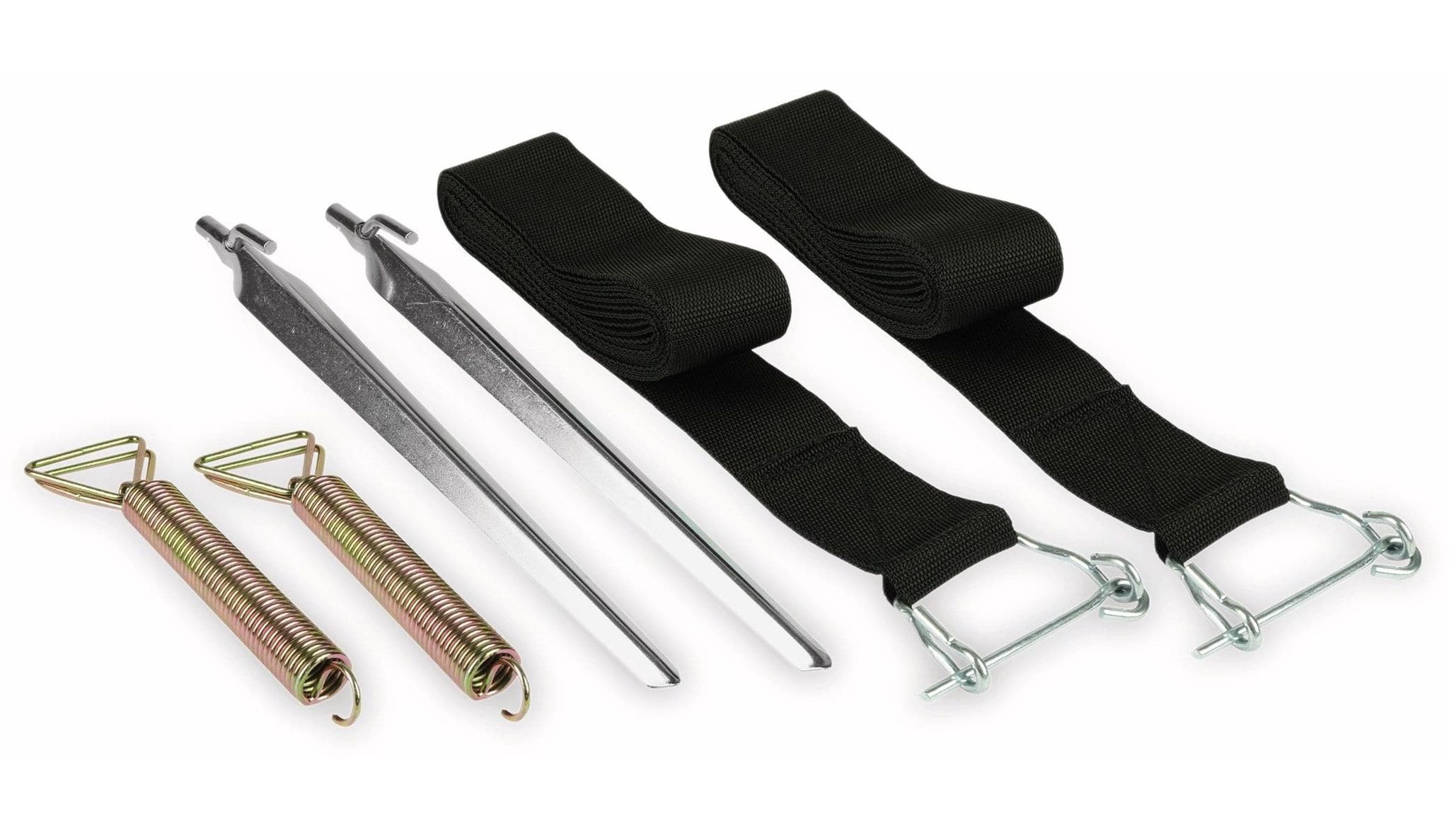 Calima Camping Equipment Hellgrau/Schwarz Abspannleine Calima "Calima 46023 Sturm Abspannset", Silber (, Silberfarben), B:4,8Cm L:350cm, Stahl, Seile - Image 5