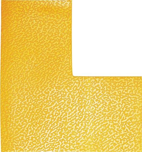 Durable Stellplatz-Markierung L-Form 100x100mm Selbstklebend Bodenmarkierung R9 - 10 Stück - Gelb RAL 1003 - Image 2