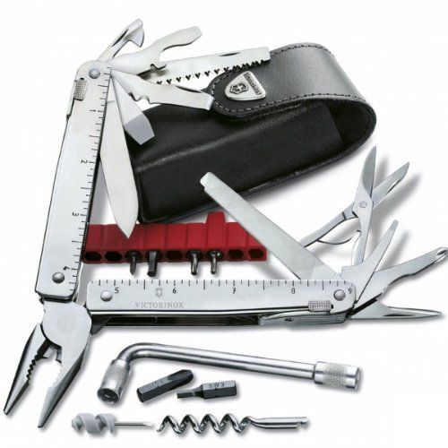 Victorinox Swiss Tool X Plus Ratchet with Leather Pouch