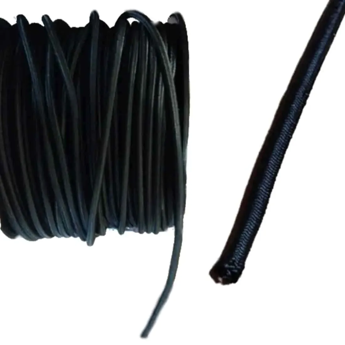Boni-Shop® Expanderseil 10 Mm Schwarz, 30 Meter Gummiseil