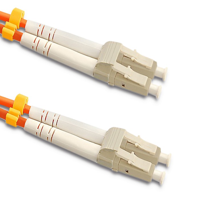 Qoltec Glasfaser-Patchkabel Lc/Upc-Lc/Upc Multimode 50/125 Μm Om2 Duplex 1 M